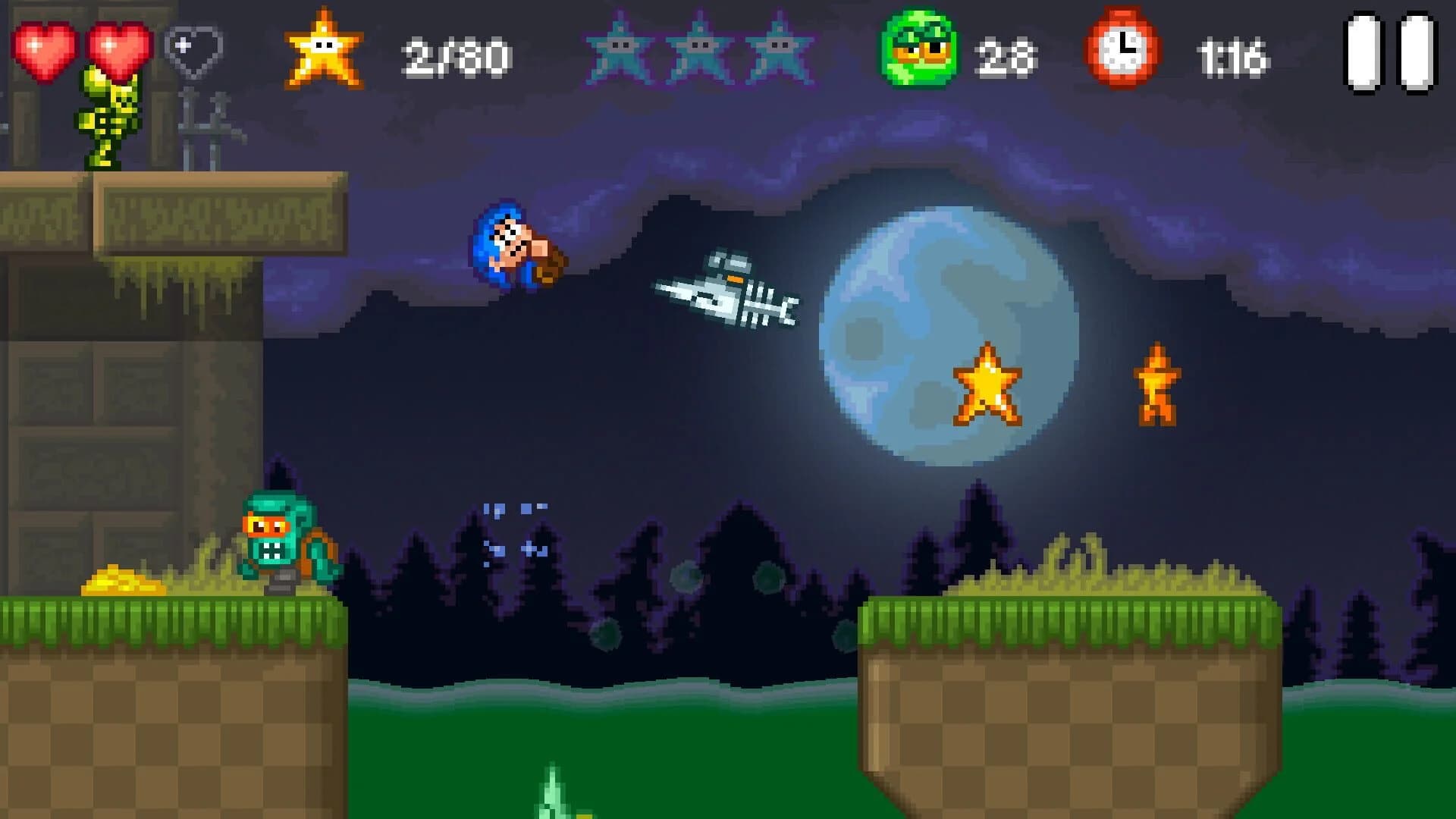 Bloo Kid 2 screenshot 1