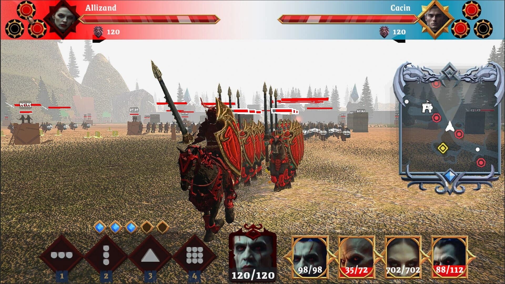 Blood Curse Legions screenshot 1