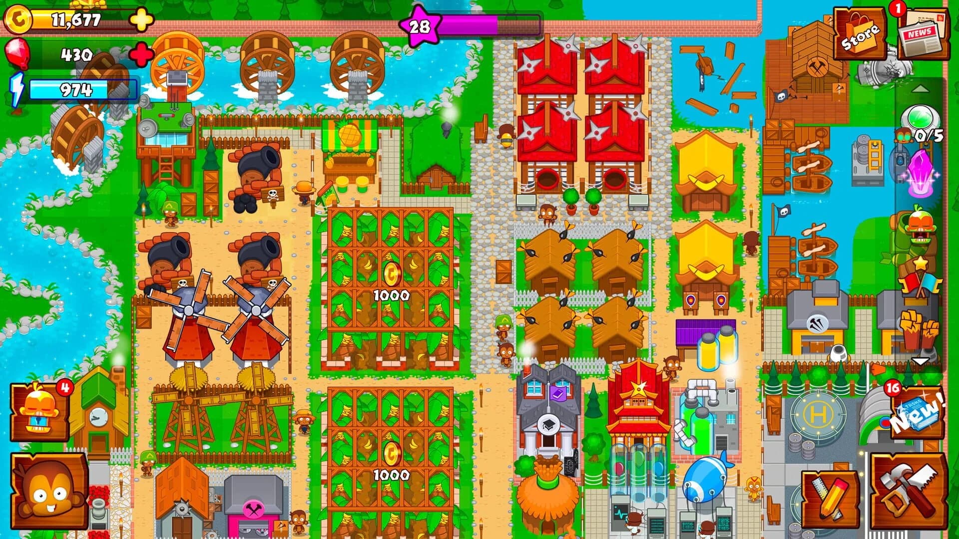 Bloons Monkey City screenshot 5