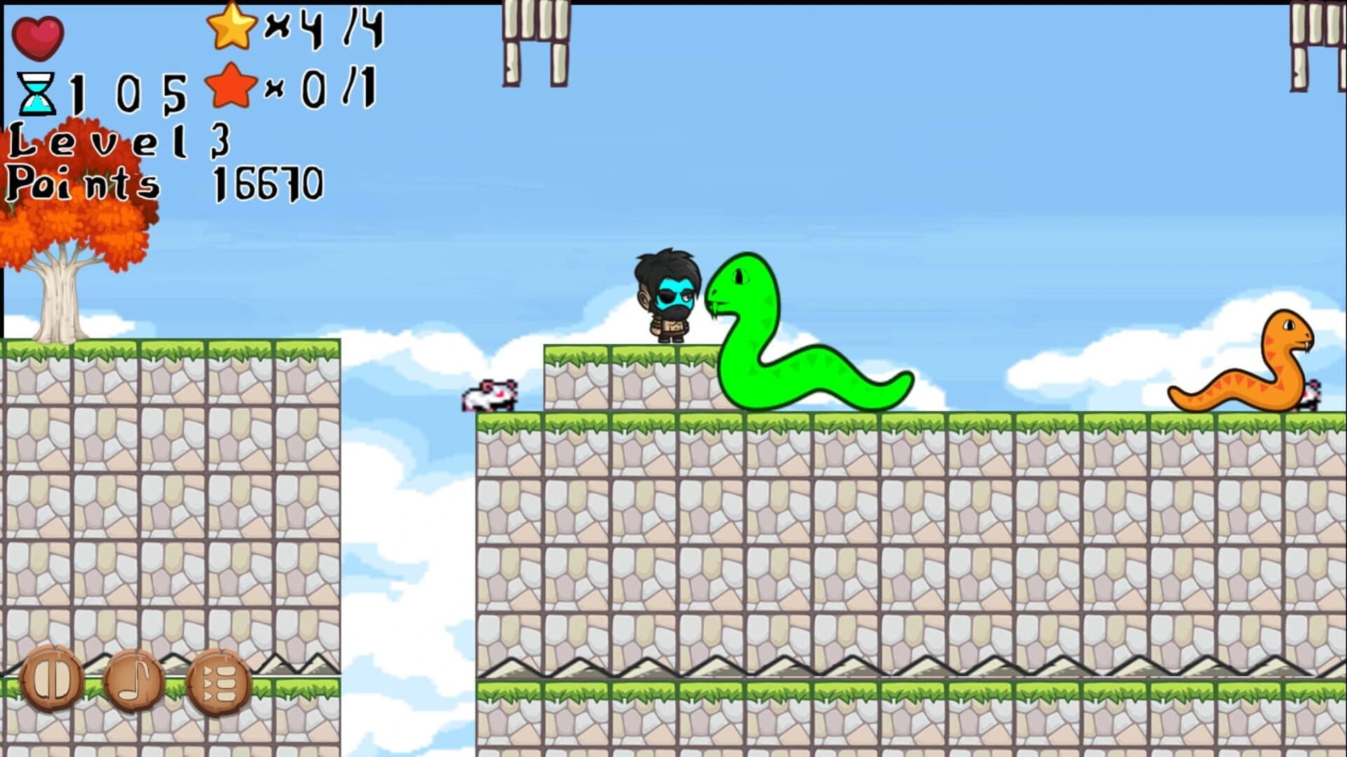 Blue Barbarian Man screenshot 2