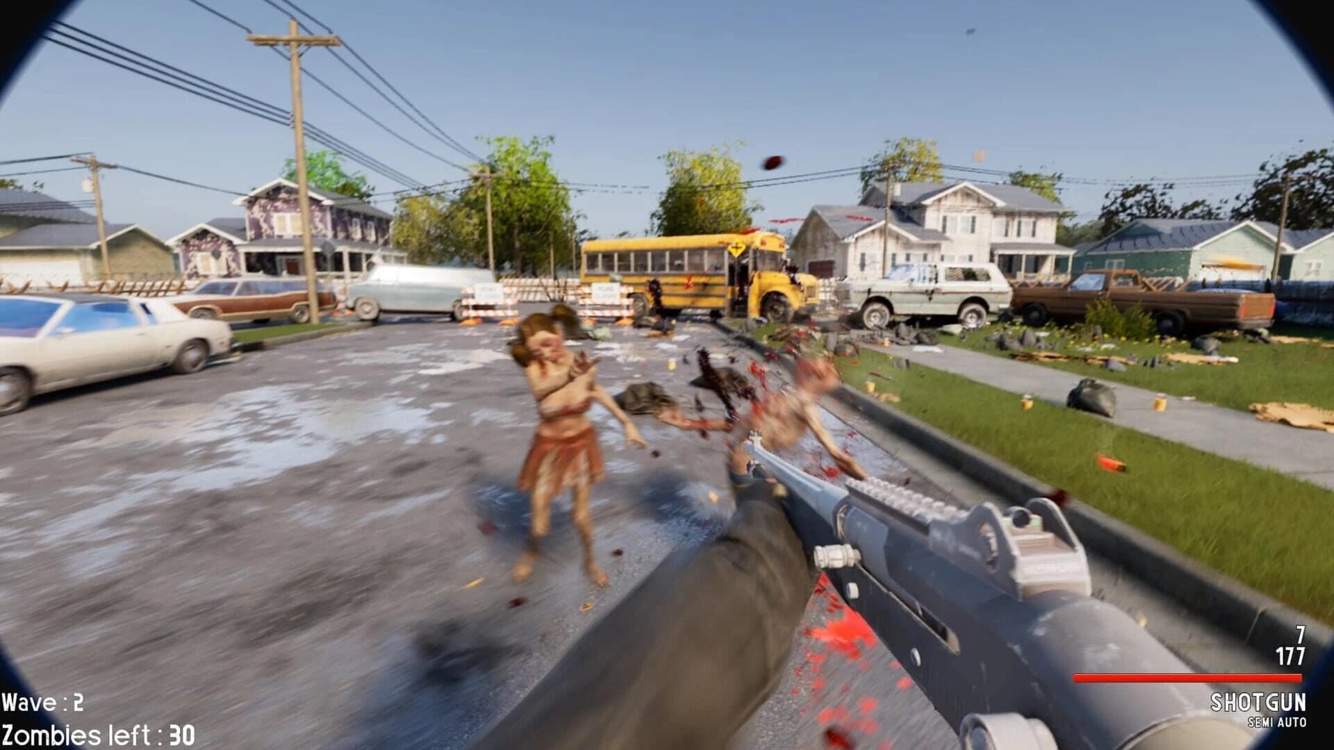 BodyCam Zombie Waves screenshot 2