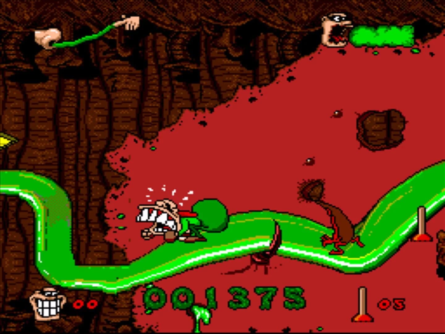 Boogerman: A Pick and Flick Adventure screenshot 2