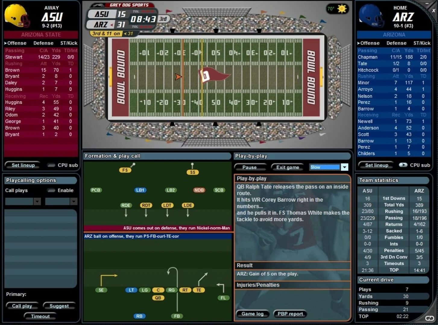 Bowl Bound College Football screenshot 5