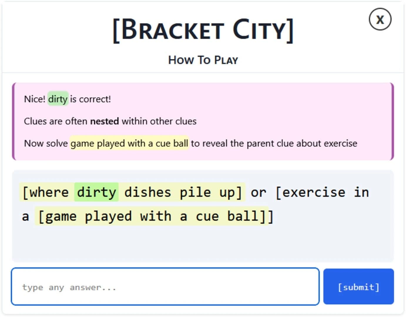 Bracket City screenshot 2