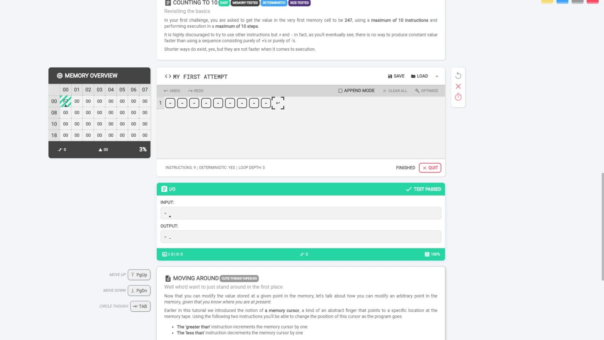 Brainfuck screenshot 4