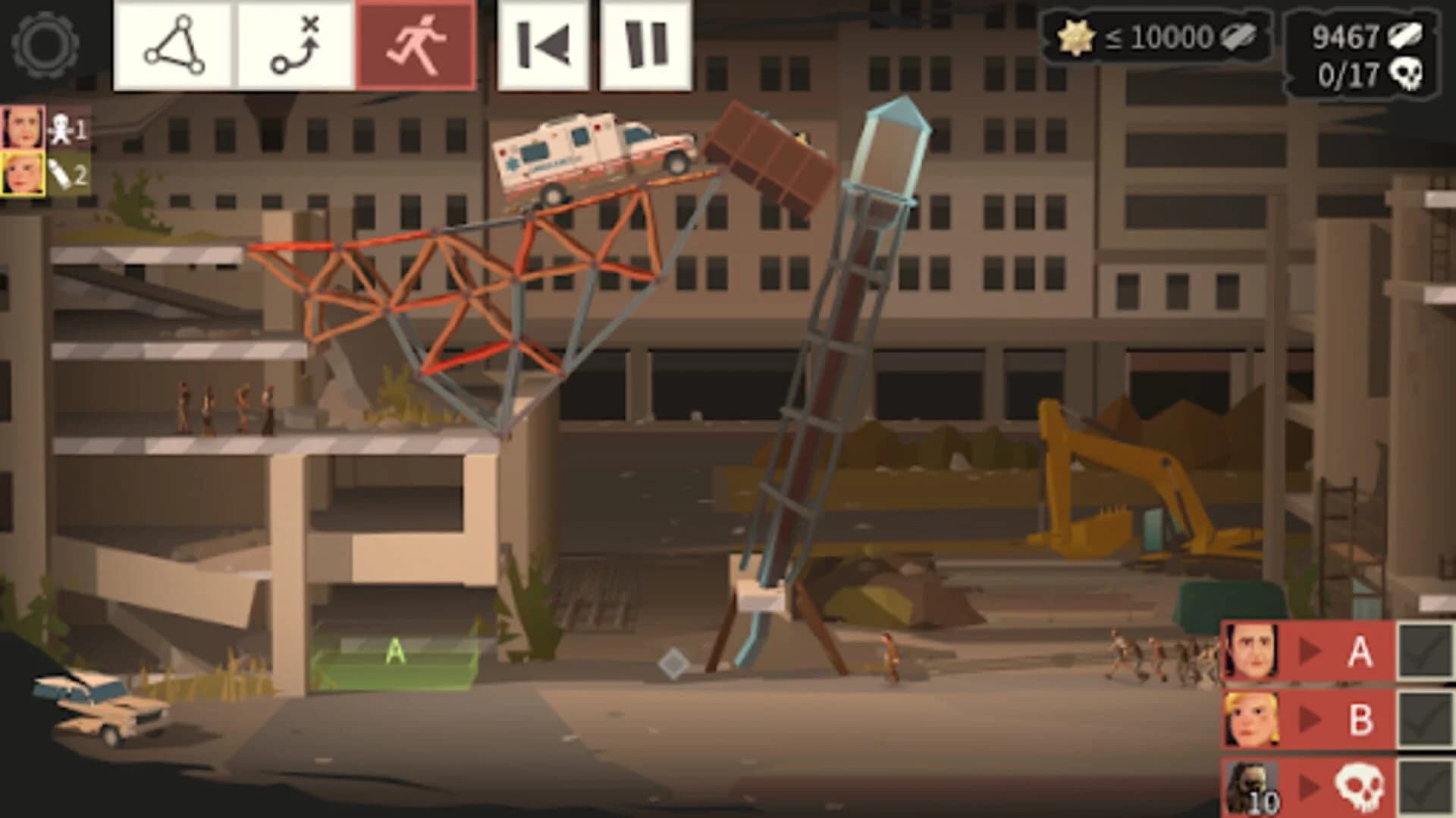 Bridge Constructor: The Walking Dead screenshot 2