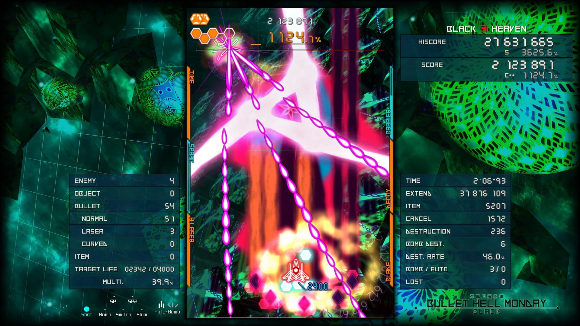 Bullet Hell Monday Black screenshot 3