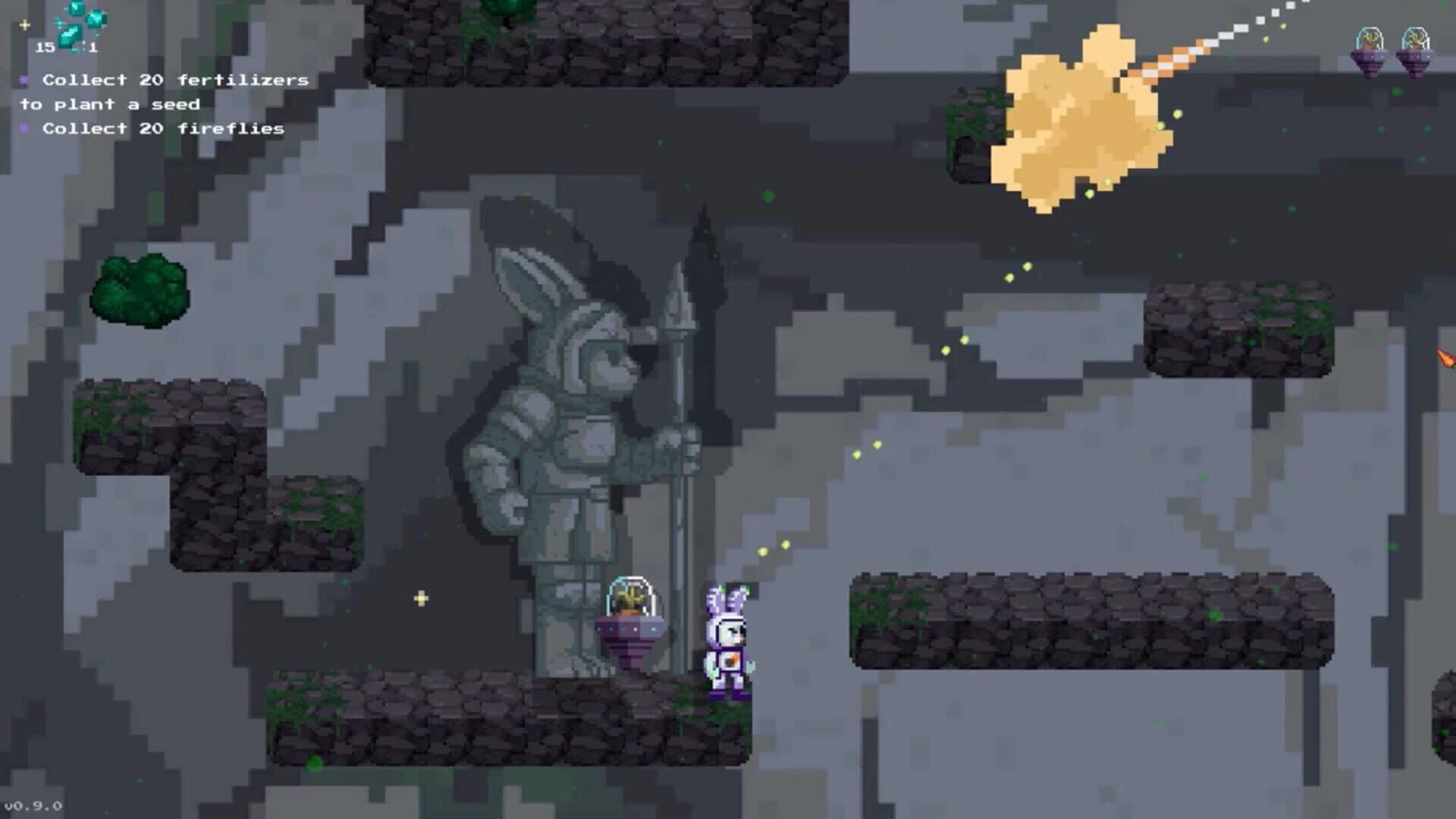 Bunny Space Odyssey: FlopHop screenshot 1