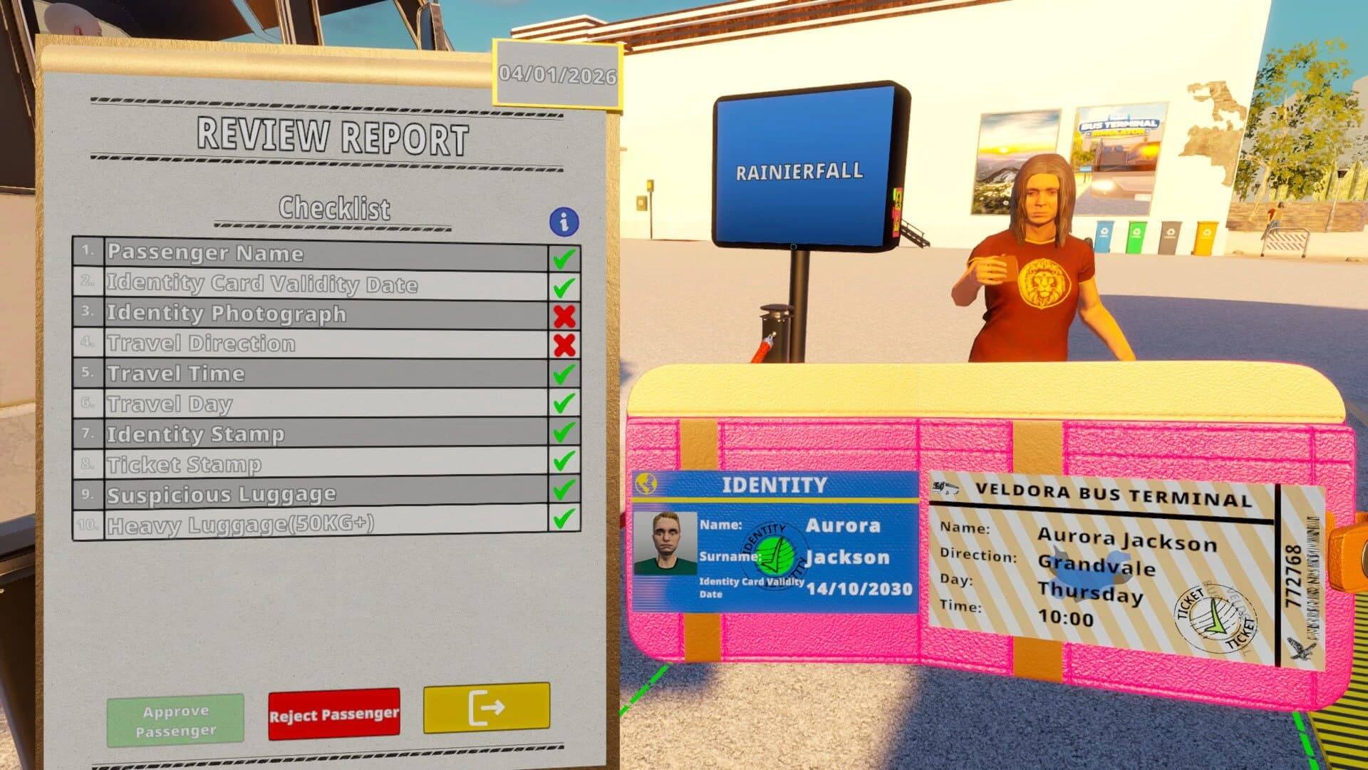 Bus Terminal Simulator screenshot 1
