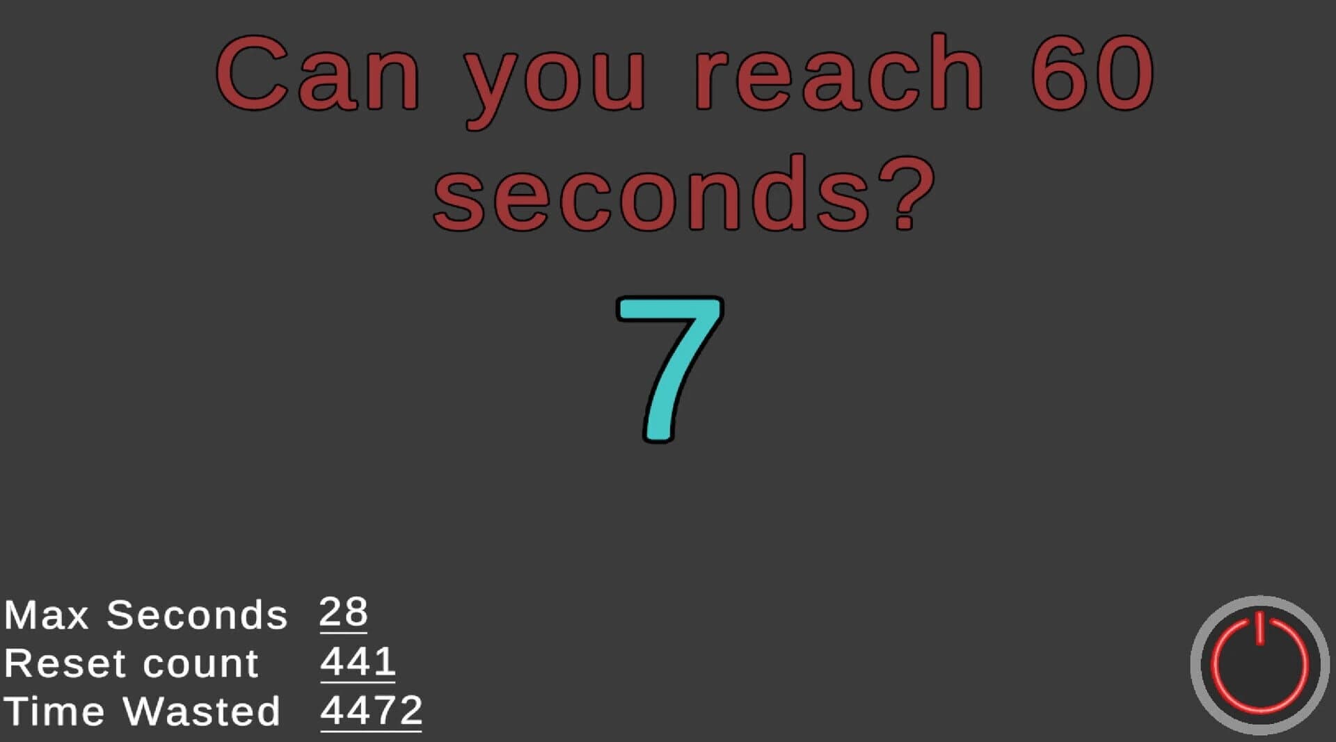 Can You Reach 60 Seconds screenshot 2
