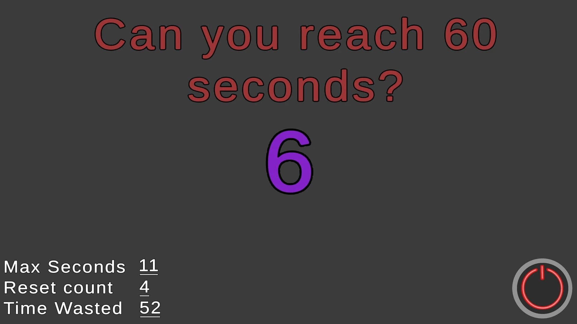 Can You Reach 60 Seconds screenshot 5