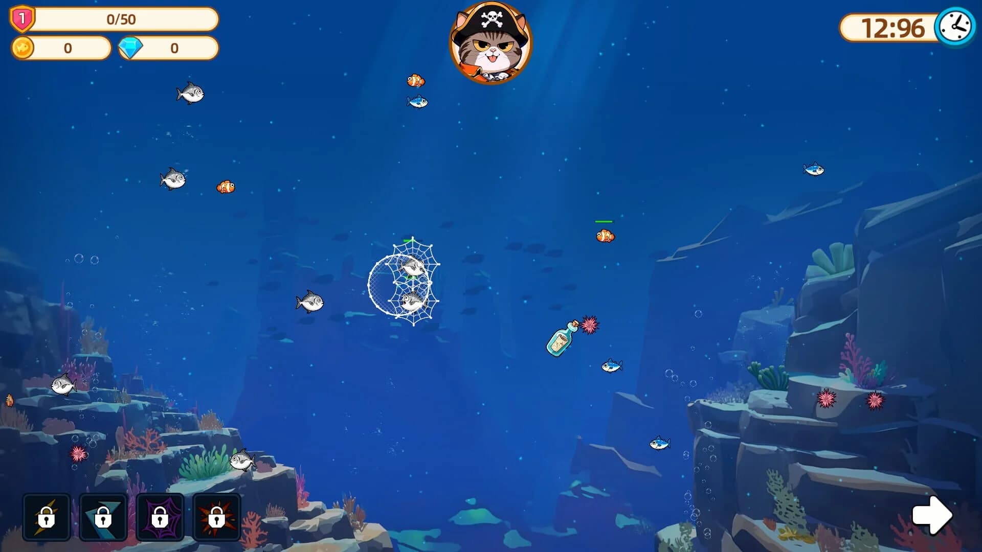 Captain Whiskers: Incremental Seas screenshot 2