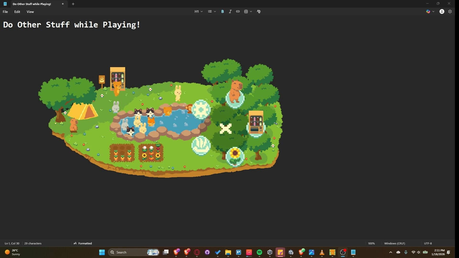 Capy's Hot Springs Haven screenshot 3