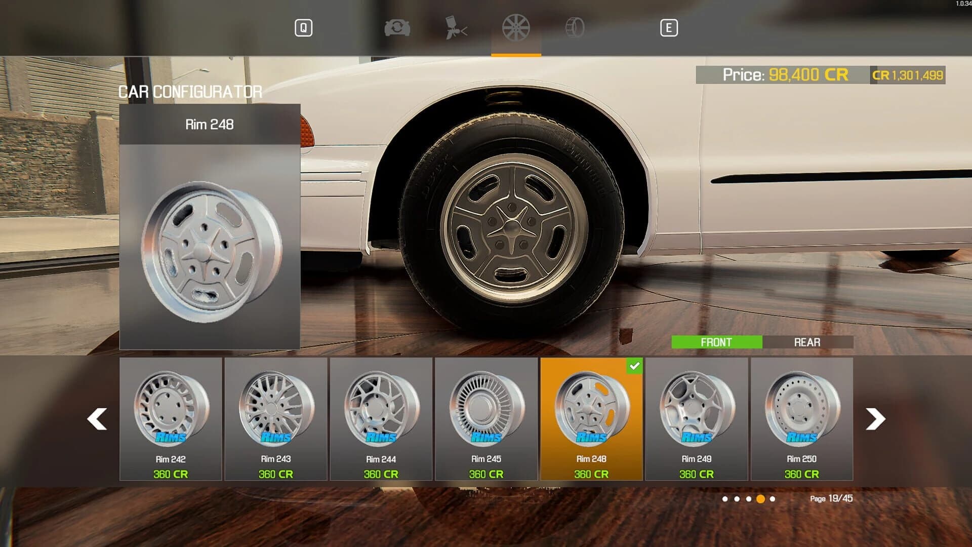 Car Mechanic Simulator 2021: Rims screenshot 2