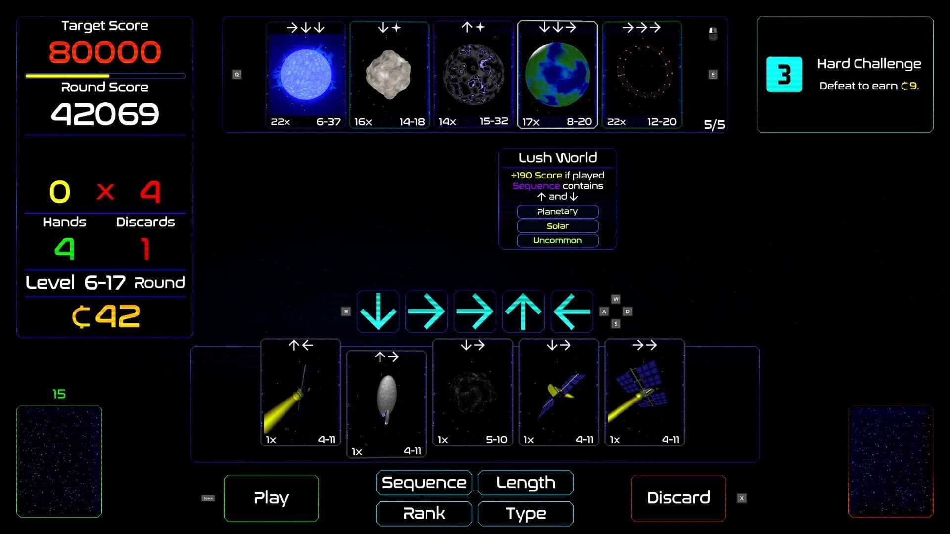 Cardinal Sequence screenshot 1