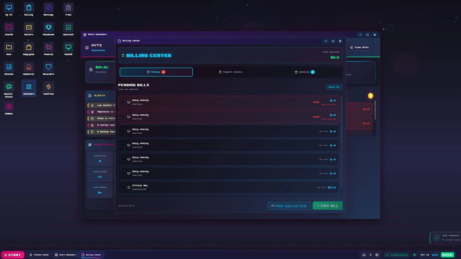 Cart Panic! OS: E-Commerce Tycoon screenshot 3