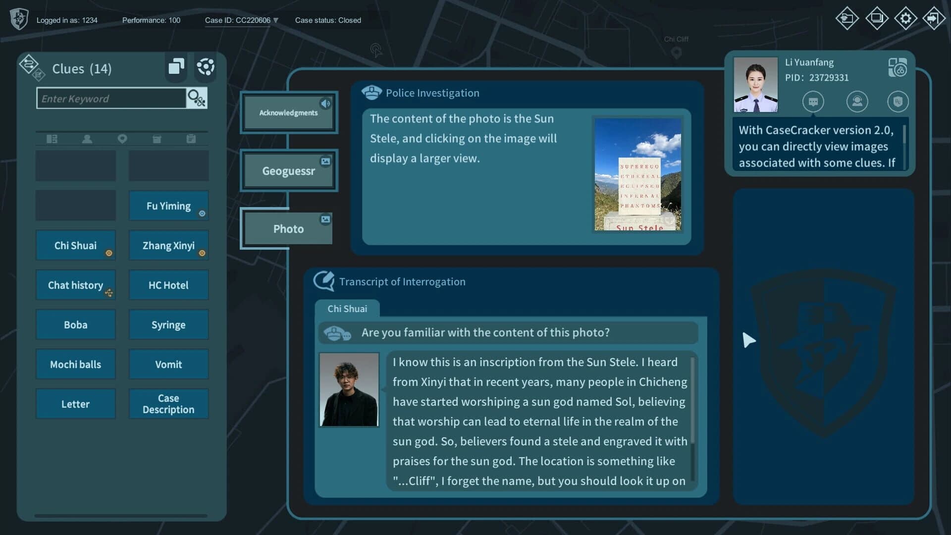 CaseCracker2 screenshot 2