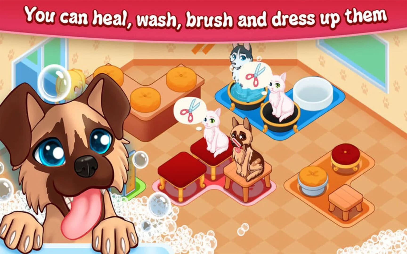 Cat and Dog Salon: Joyful Pets screenshot 2