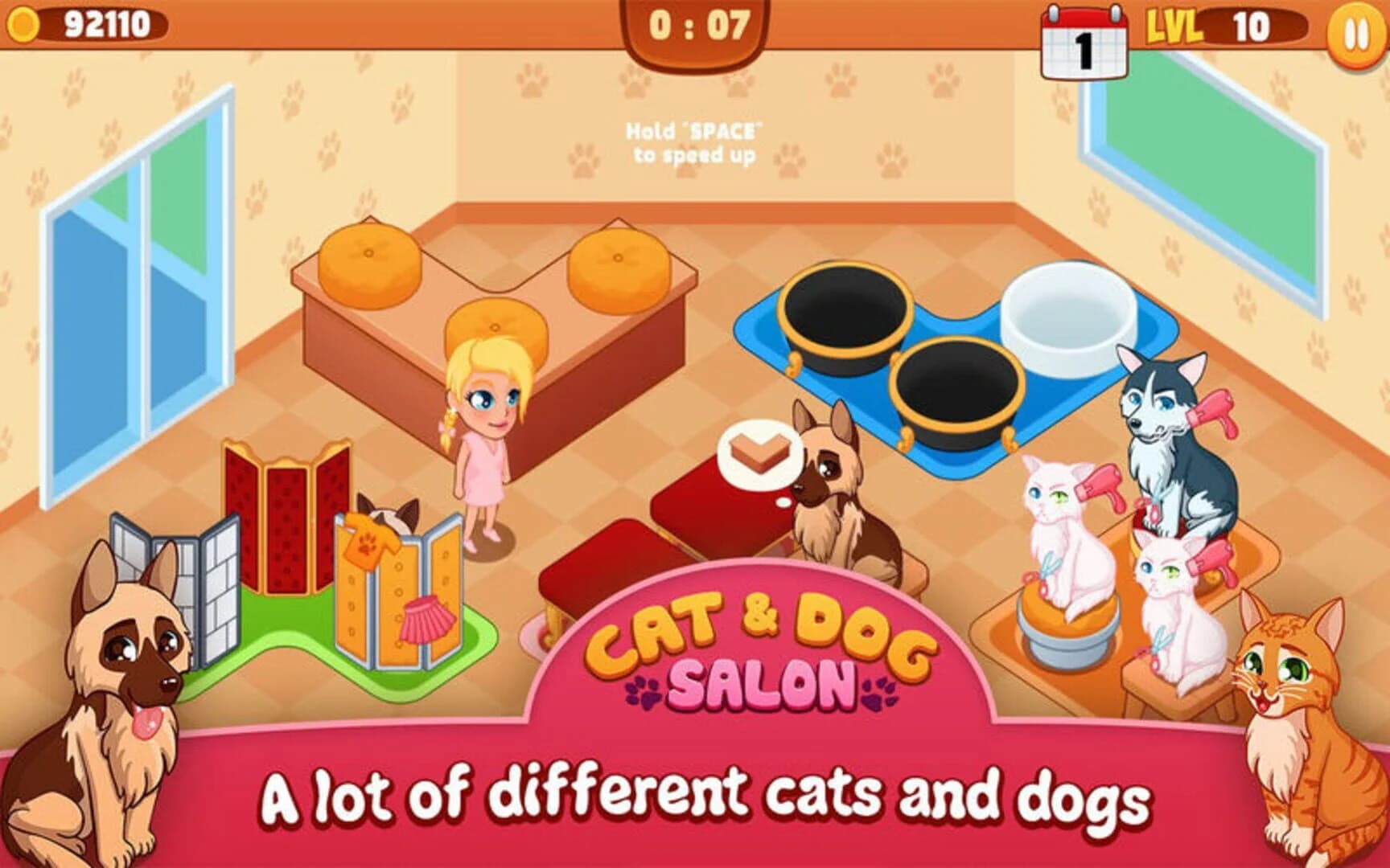 Cat and Dog Salon: Joyful Pets screenshot 1