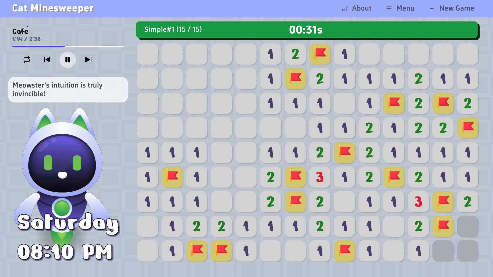 Cat Minesweeper screenshot 2
