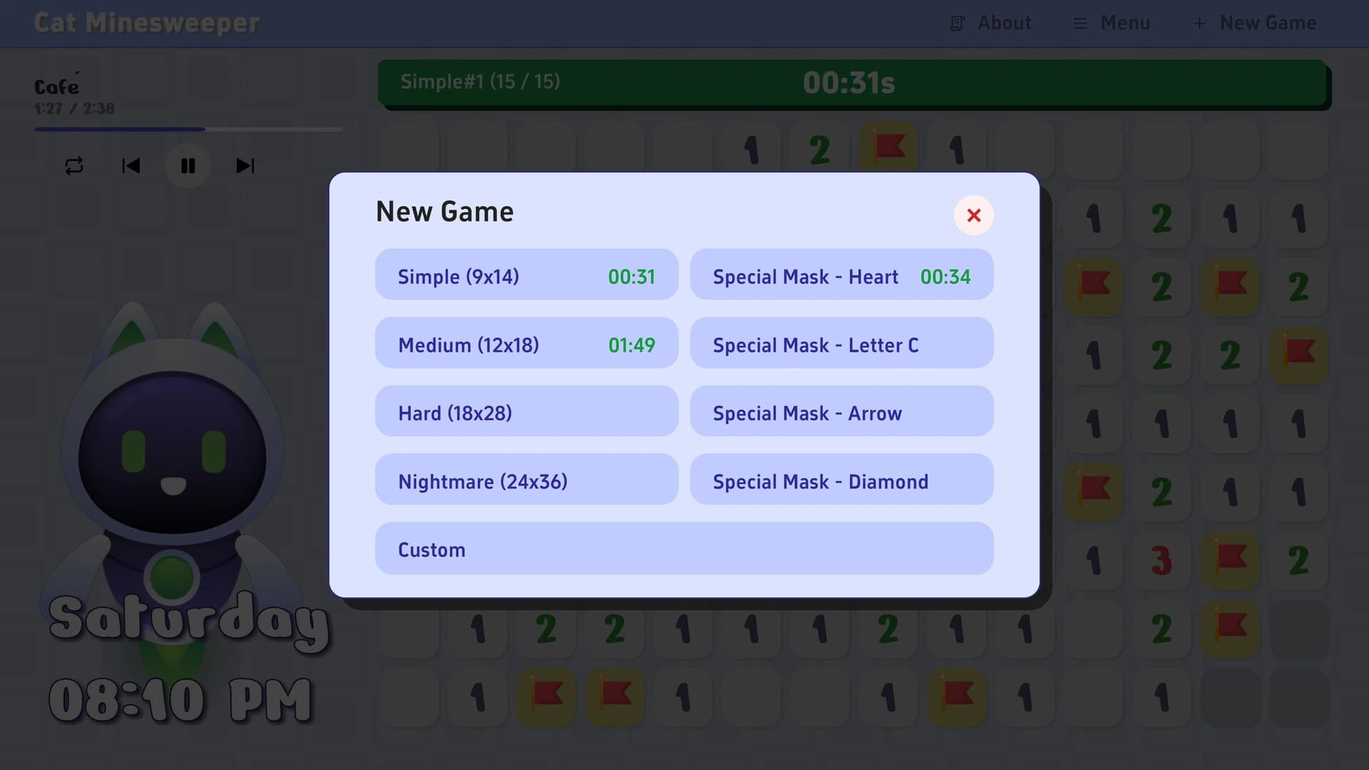 Cat Minesweeper screenshot 3