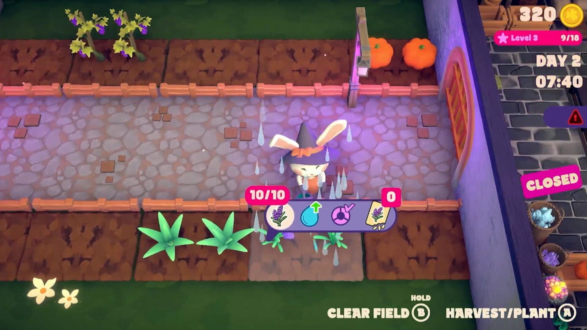 Cat & Rabbit Magic Farming screenshot 1