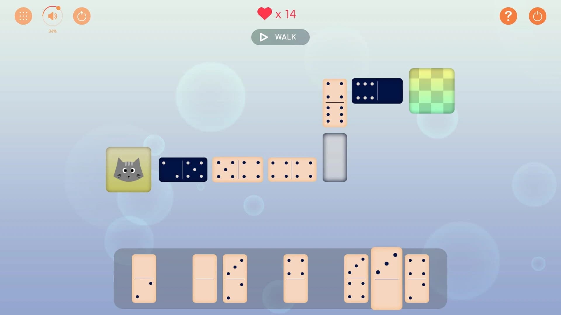 Cat Way Domino screenshot 2