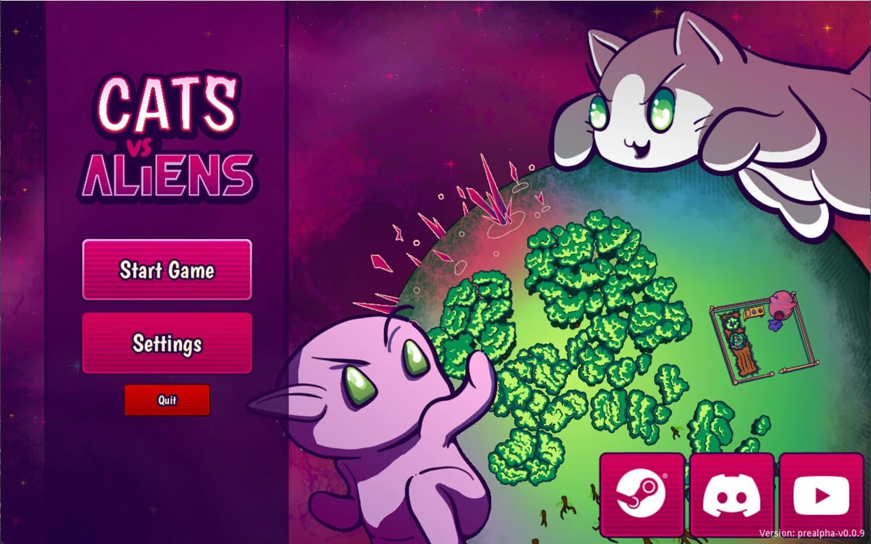 Cats vs. Aliens screenshot 1