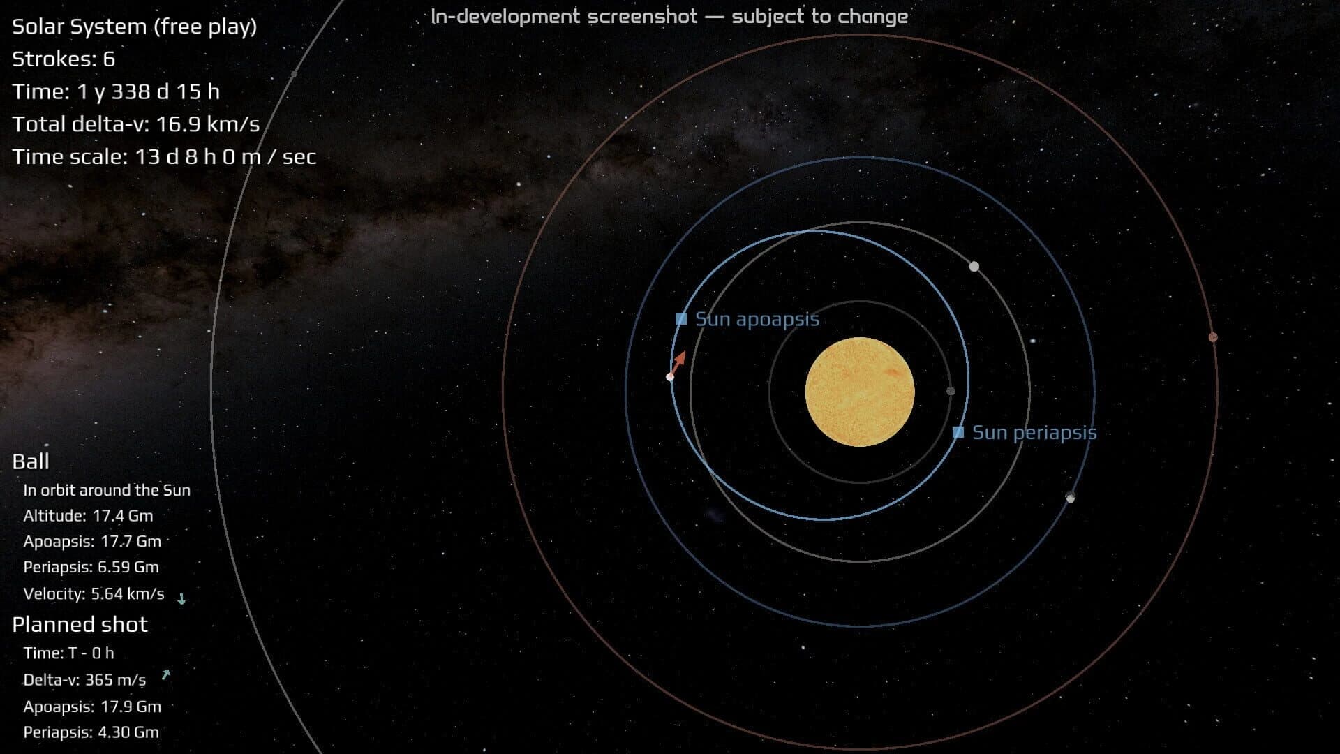Celestial Golf screenshot 3