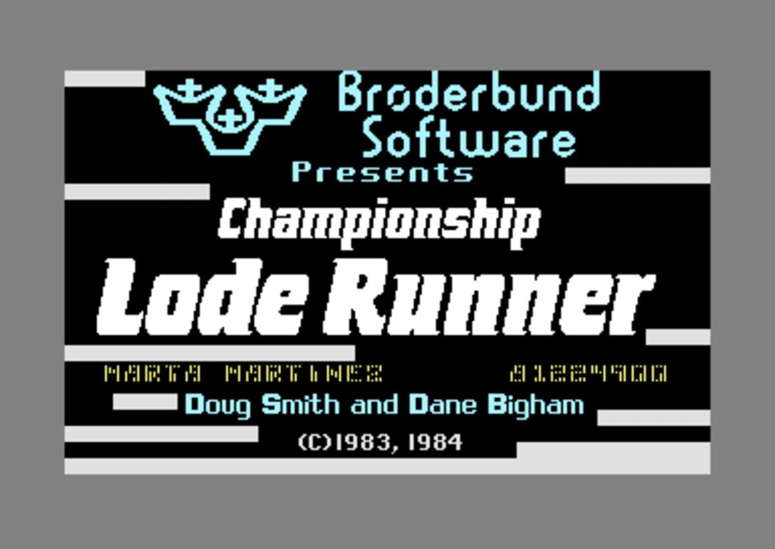 Championship Lode Runner screenshot 1