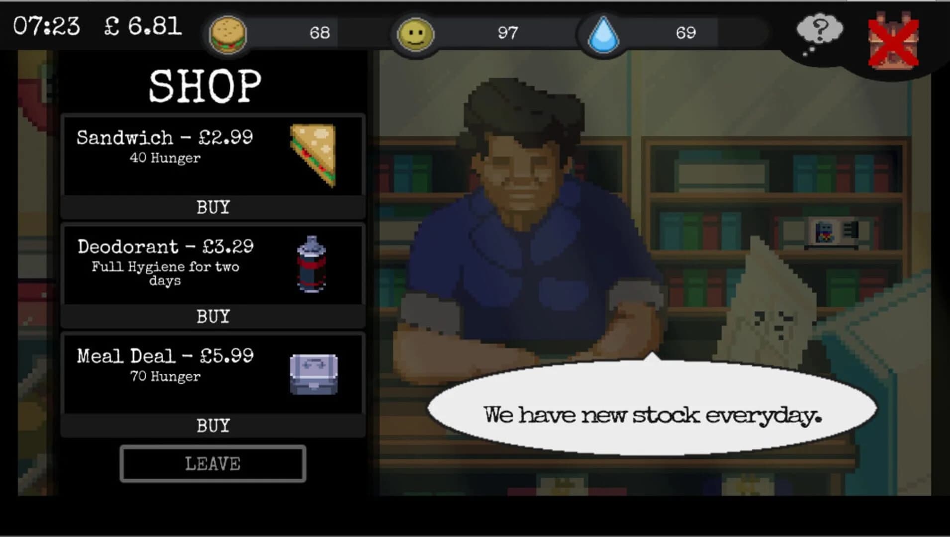 Change: A Homeless Survival Experience screenshot 1