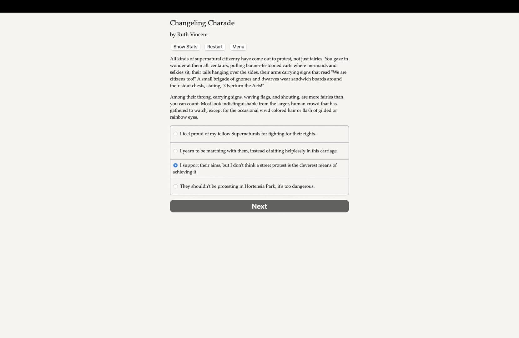 Changeling Charade screenshot 4