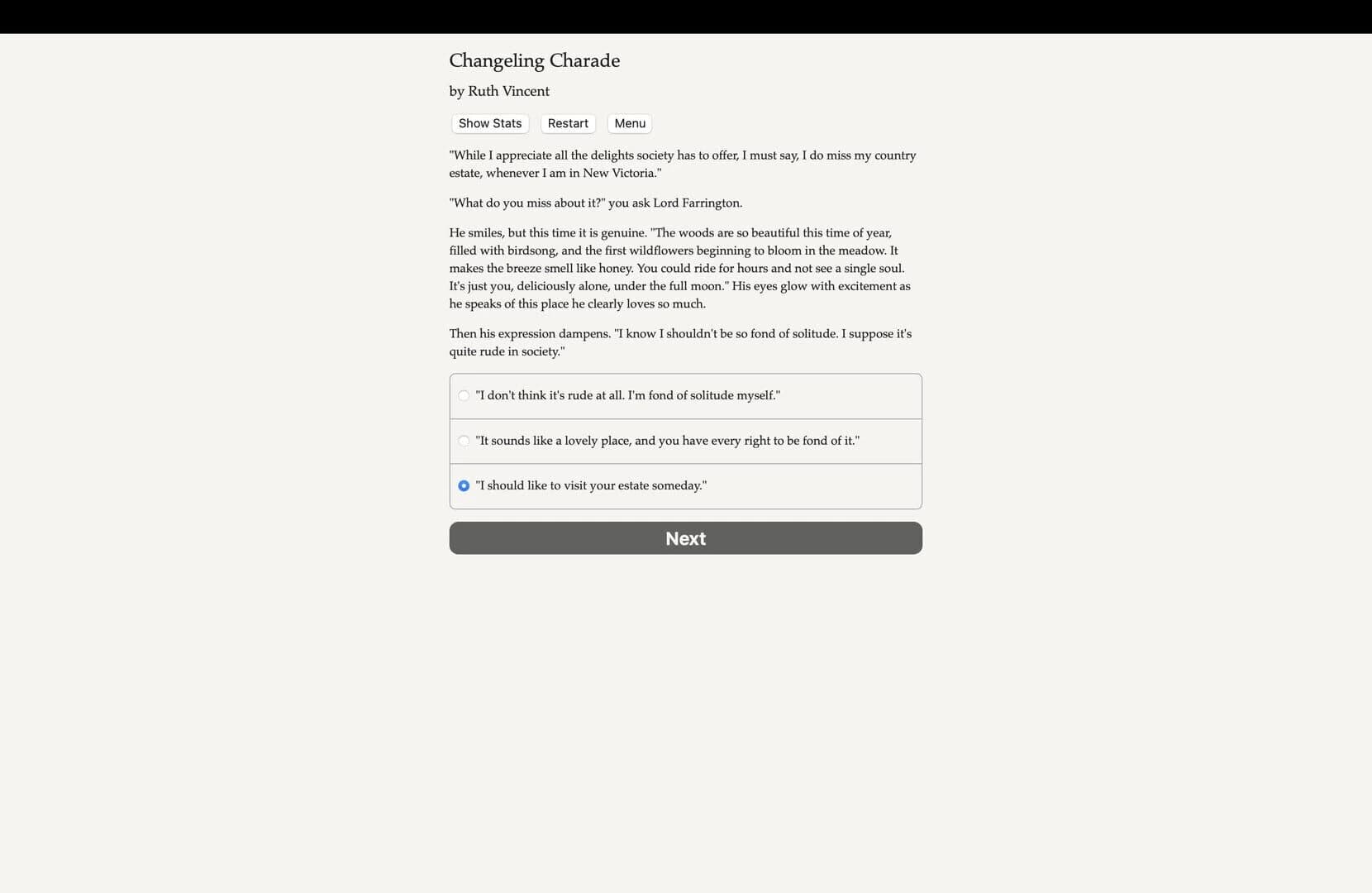 Changeling Charade screenshot 1