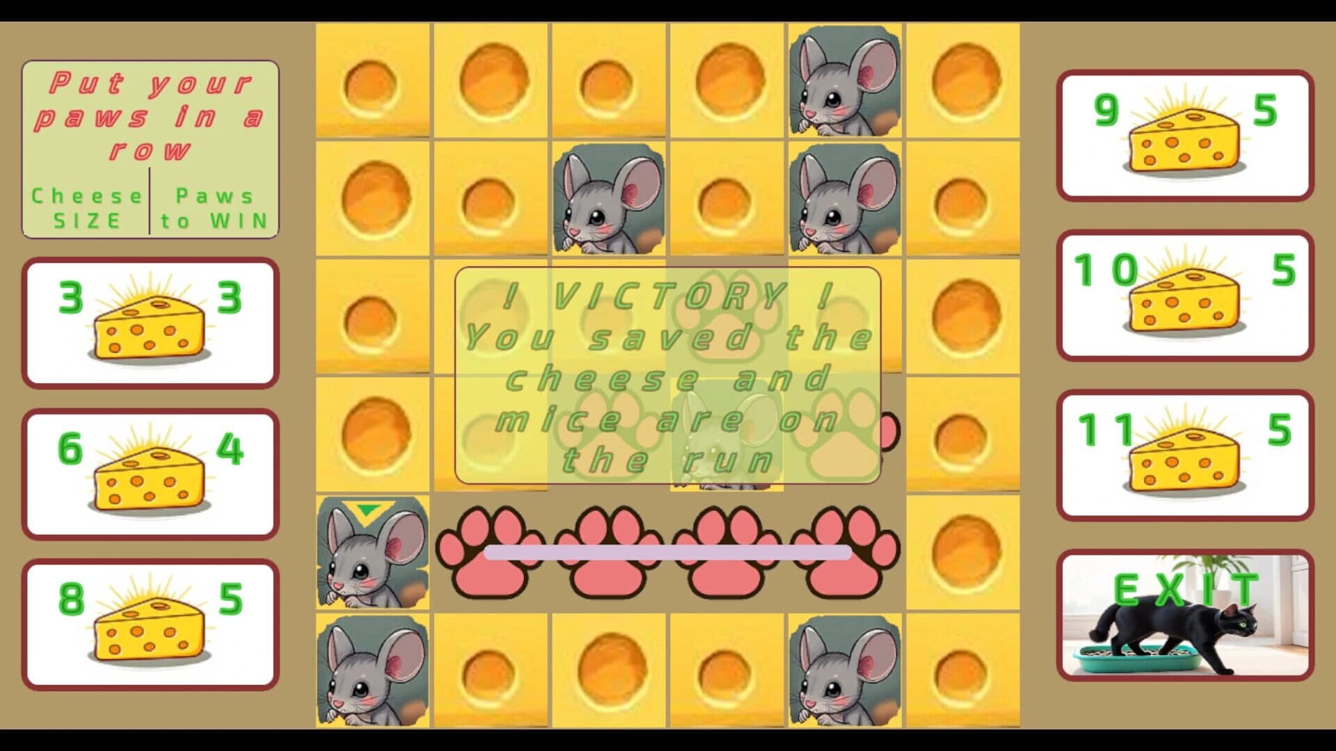 CheeseCatToe screenshot 3