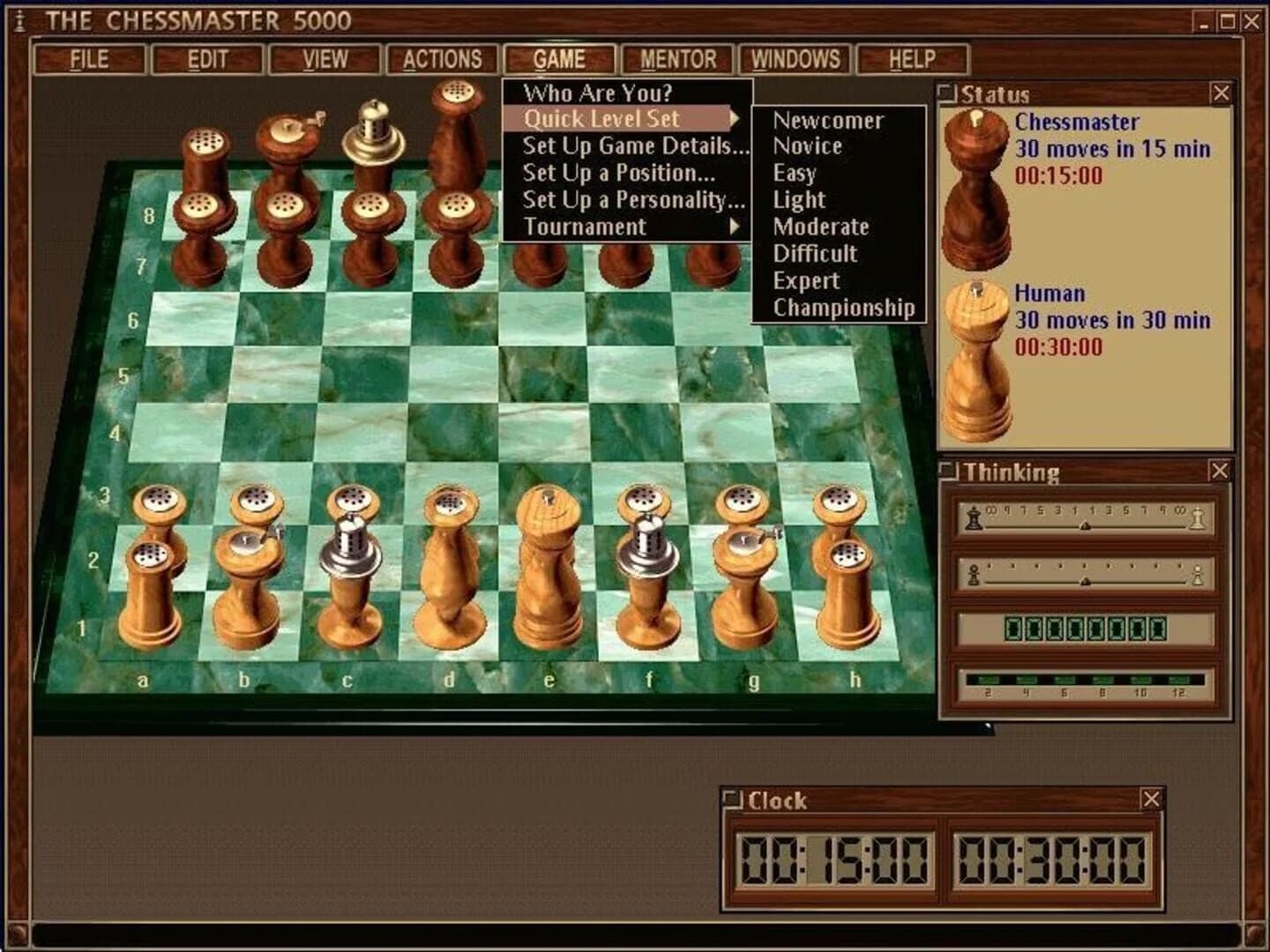 Chessmaster 5000 screenshot 1