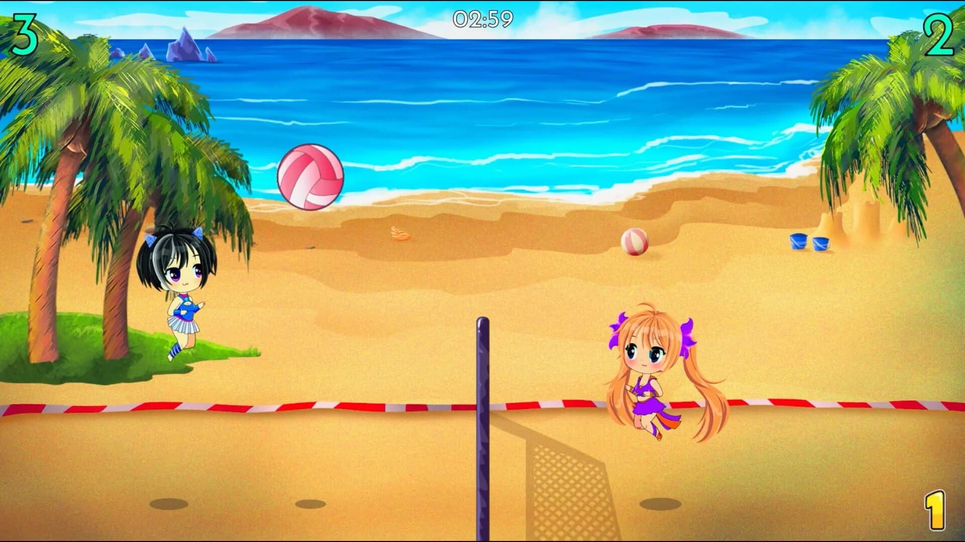 Chibi Volleyball screenshot 1