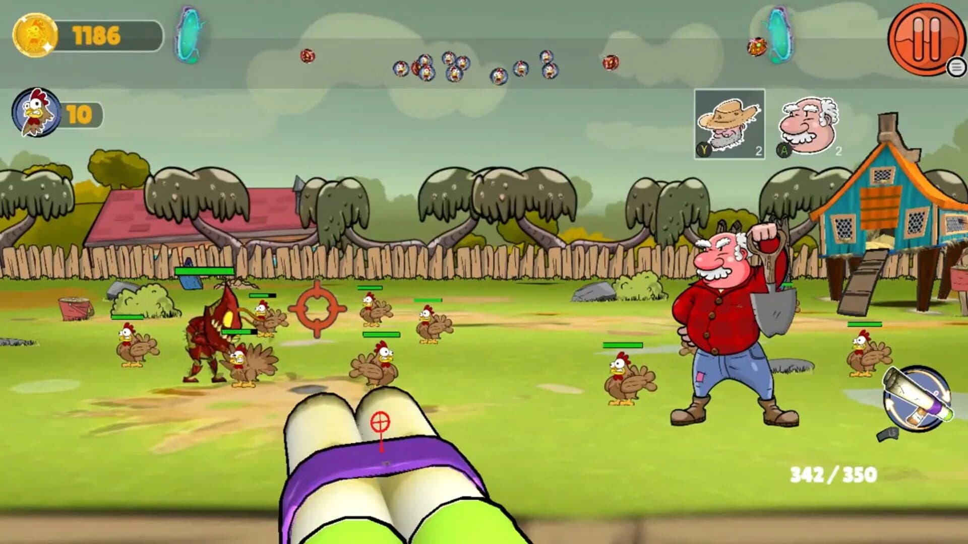 Chicken Coop Invaders screenshot 3