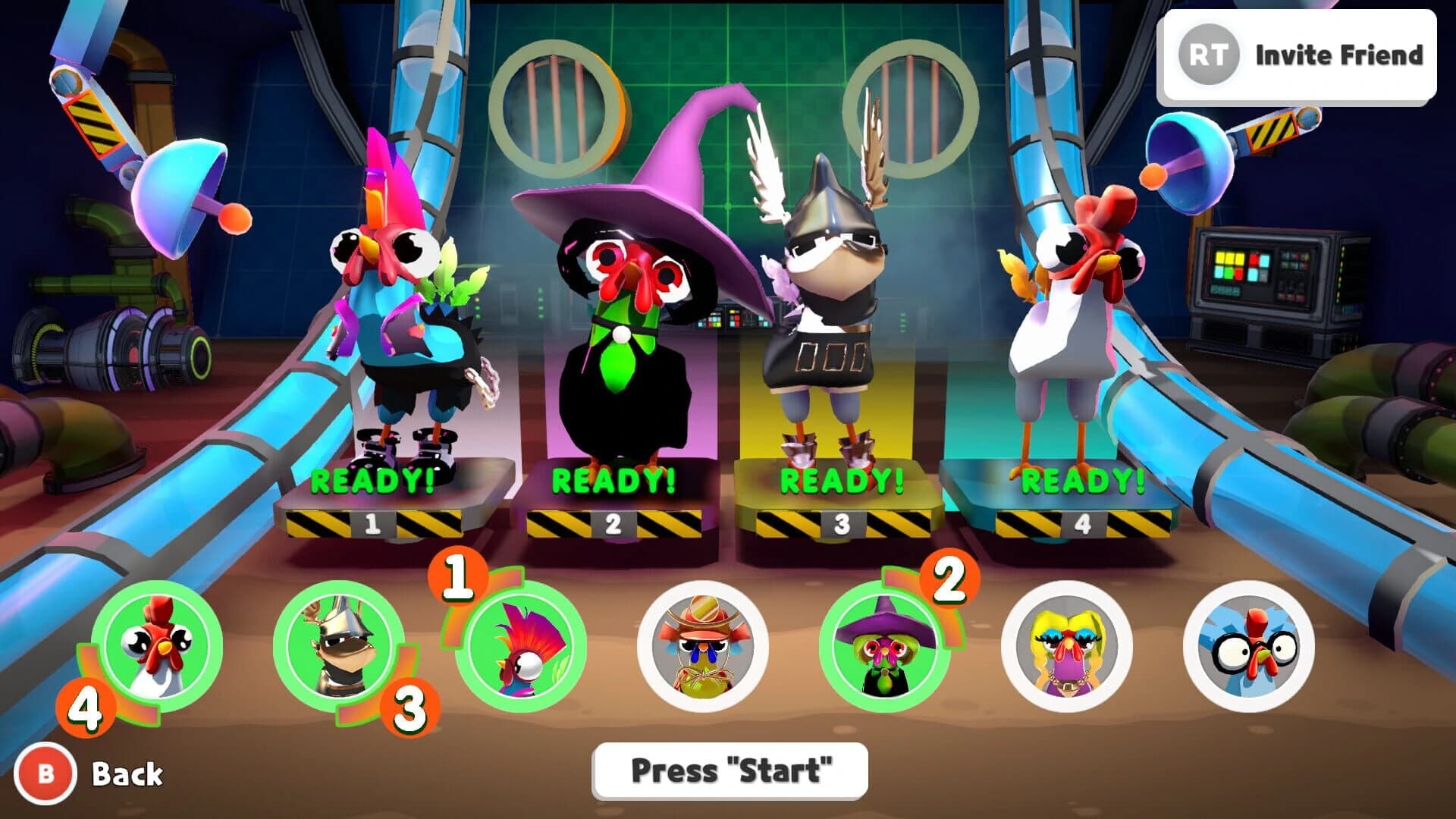 Chickenoidz Super Party screenshot 2