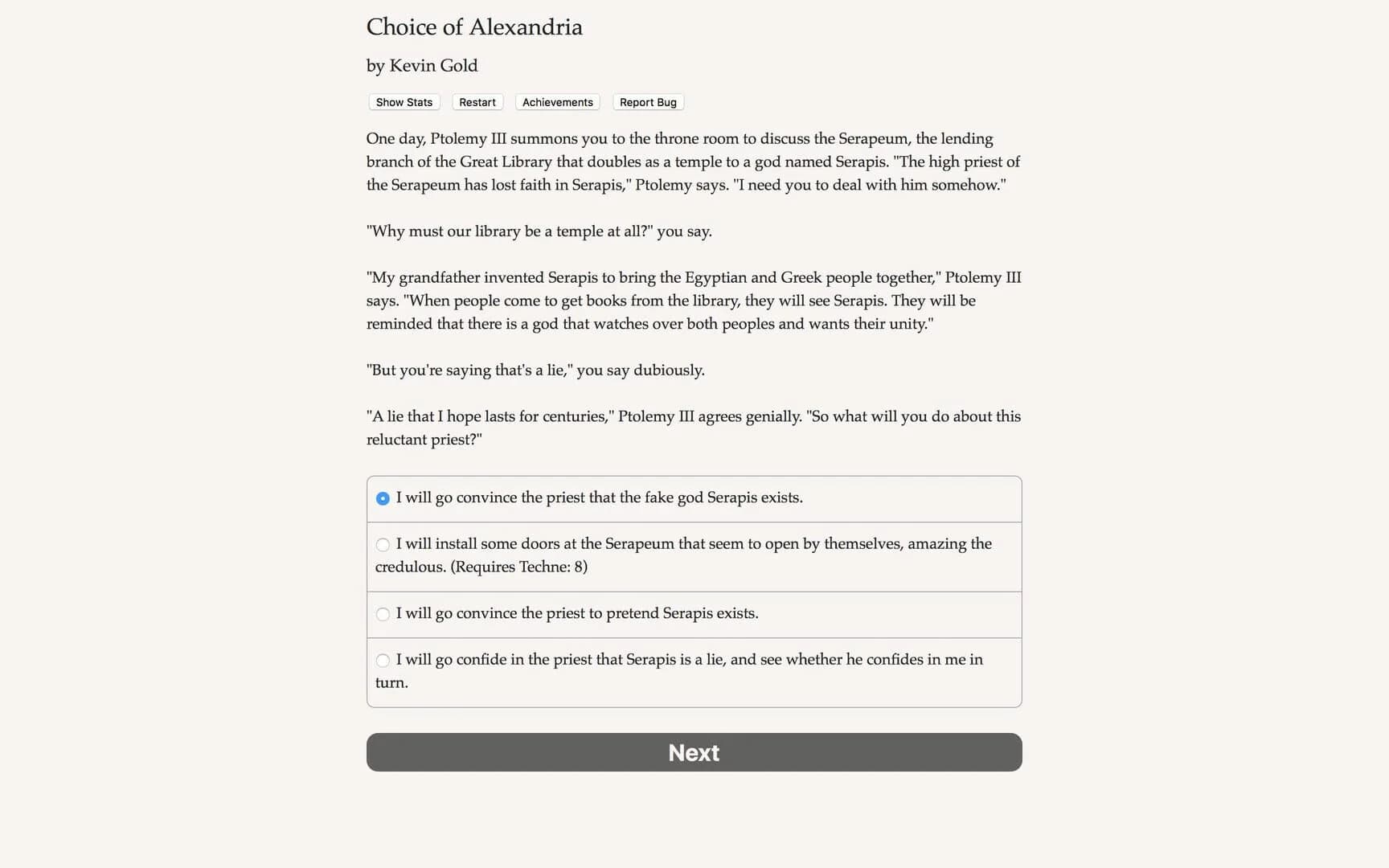 Choice of Alexandria screenshot 4