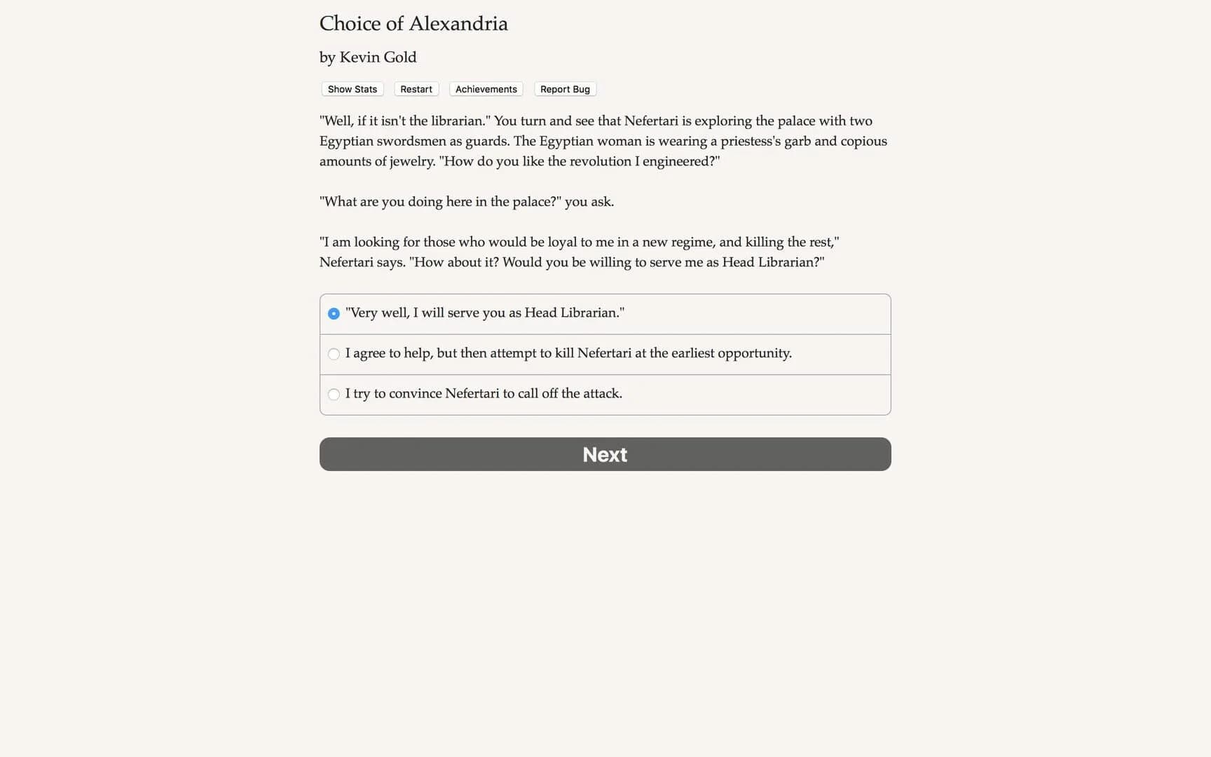 Choice of Alexandria screenshot 3