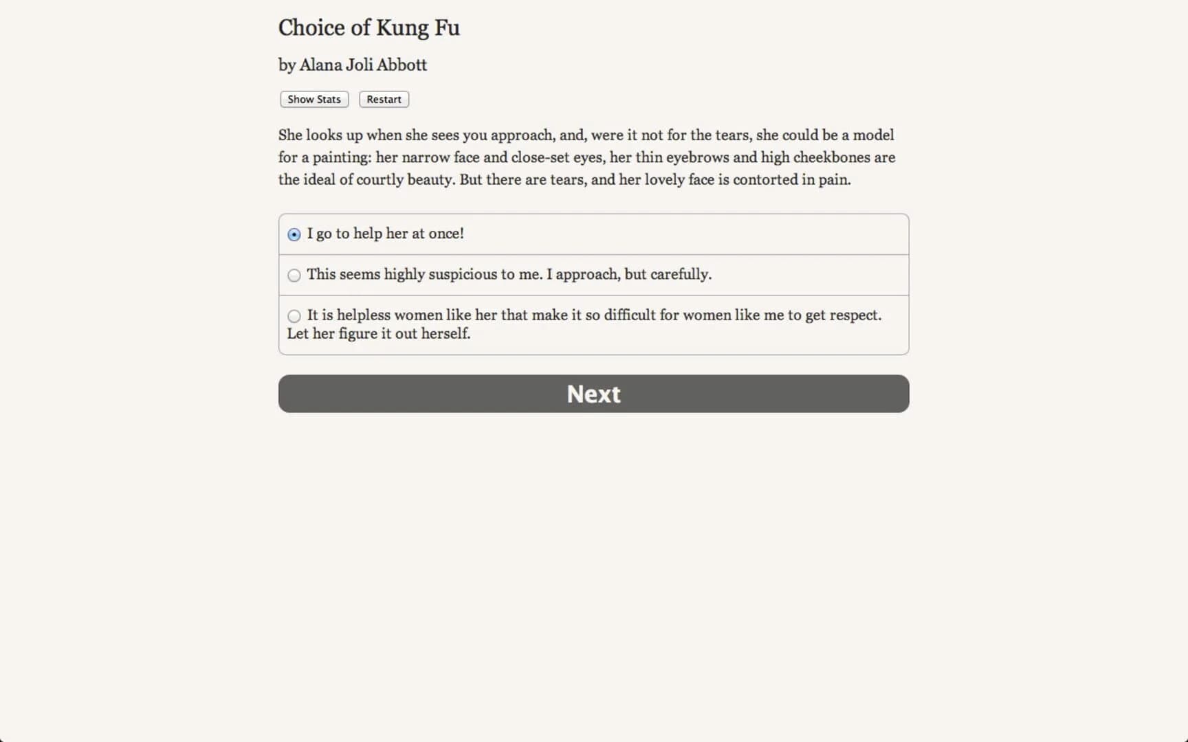 Choice of Kung Fu screenshot 3