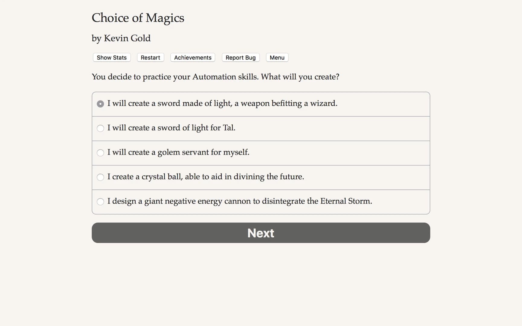 Choice of Magics screenshot 2