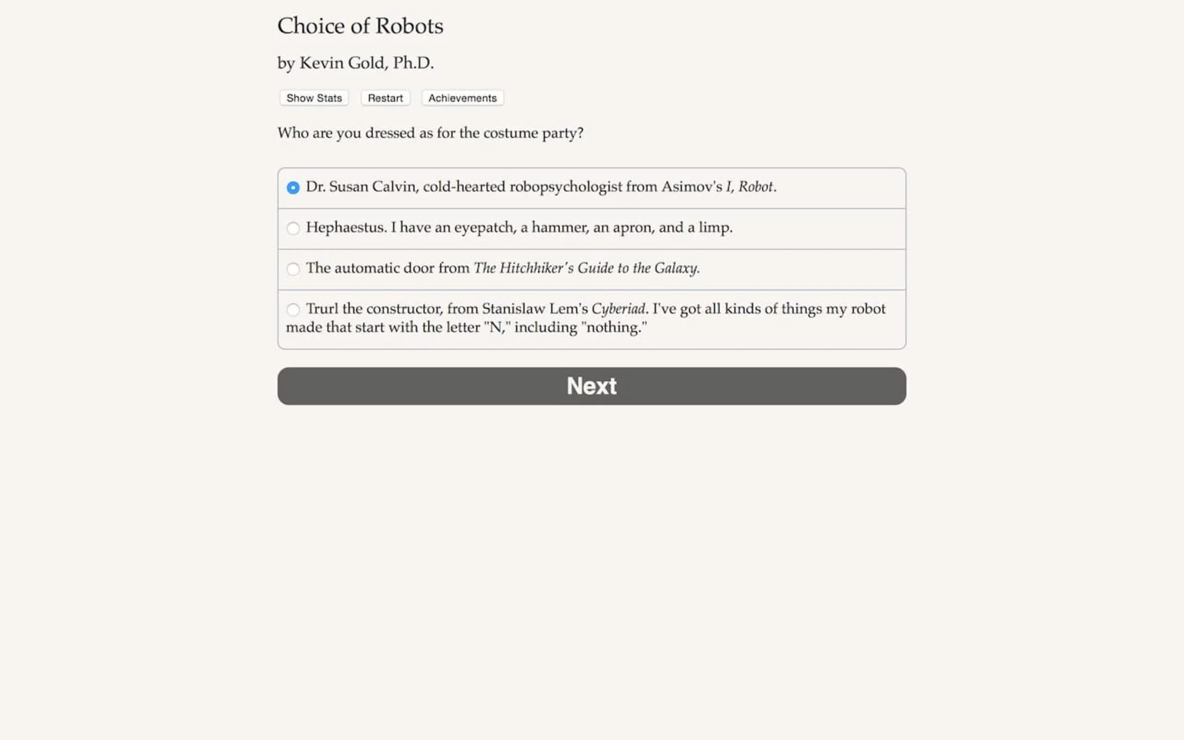 Choice of Robots screenshot 2