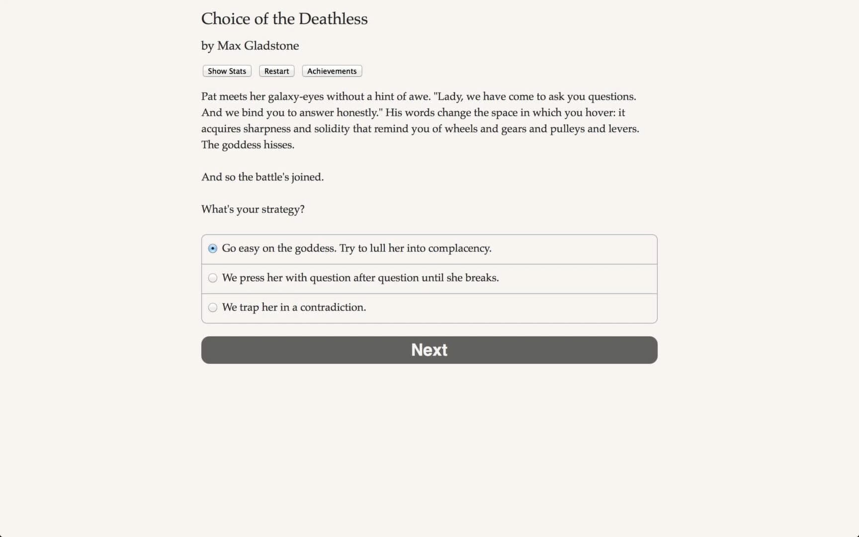 Choice of the Deathless screenshot 4