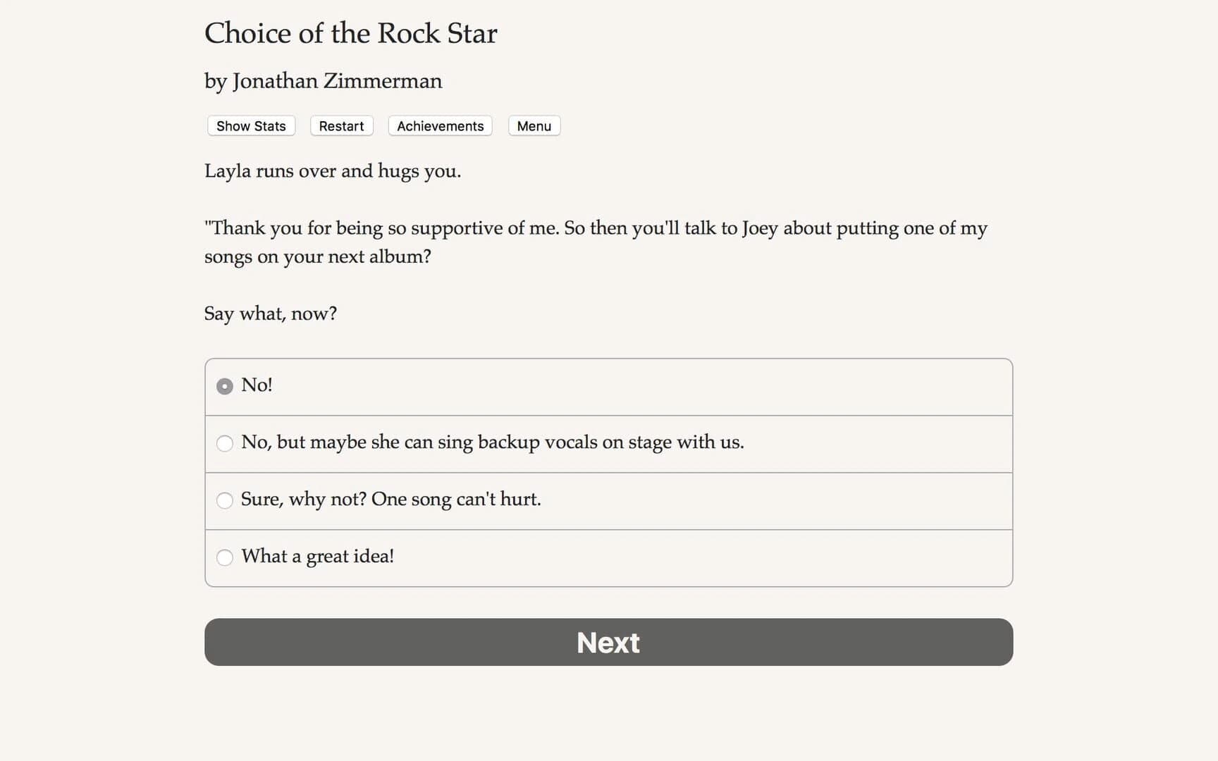 Choice of the Rock Star screenshot 5