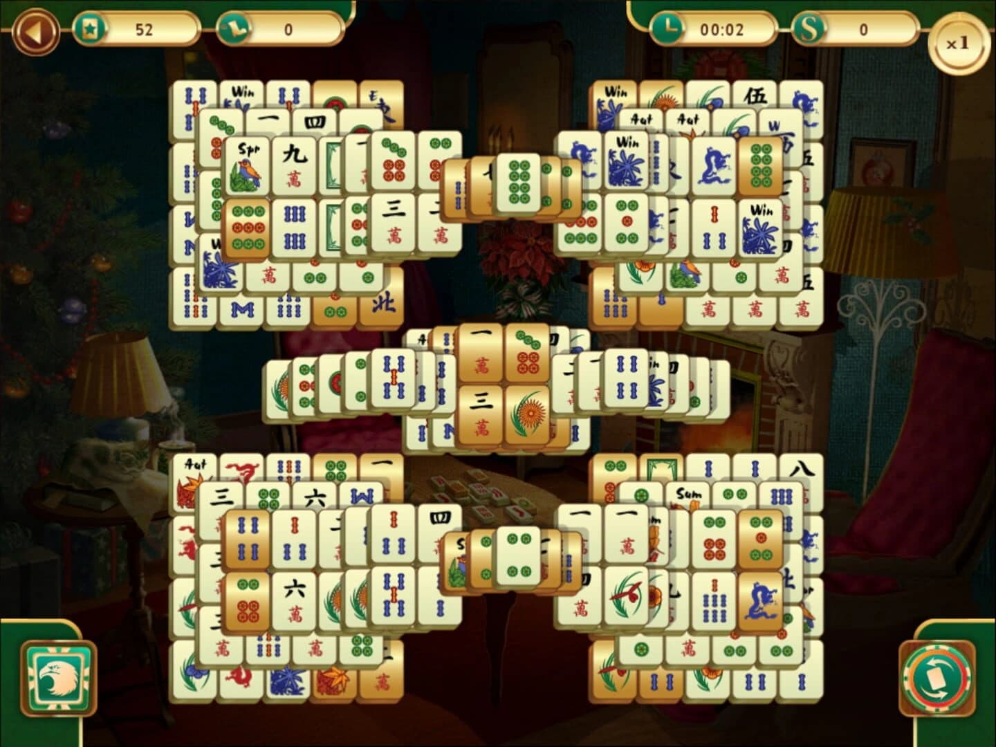 Christmas Mahjong screenshot 2