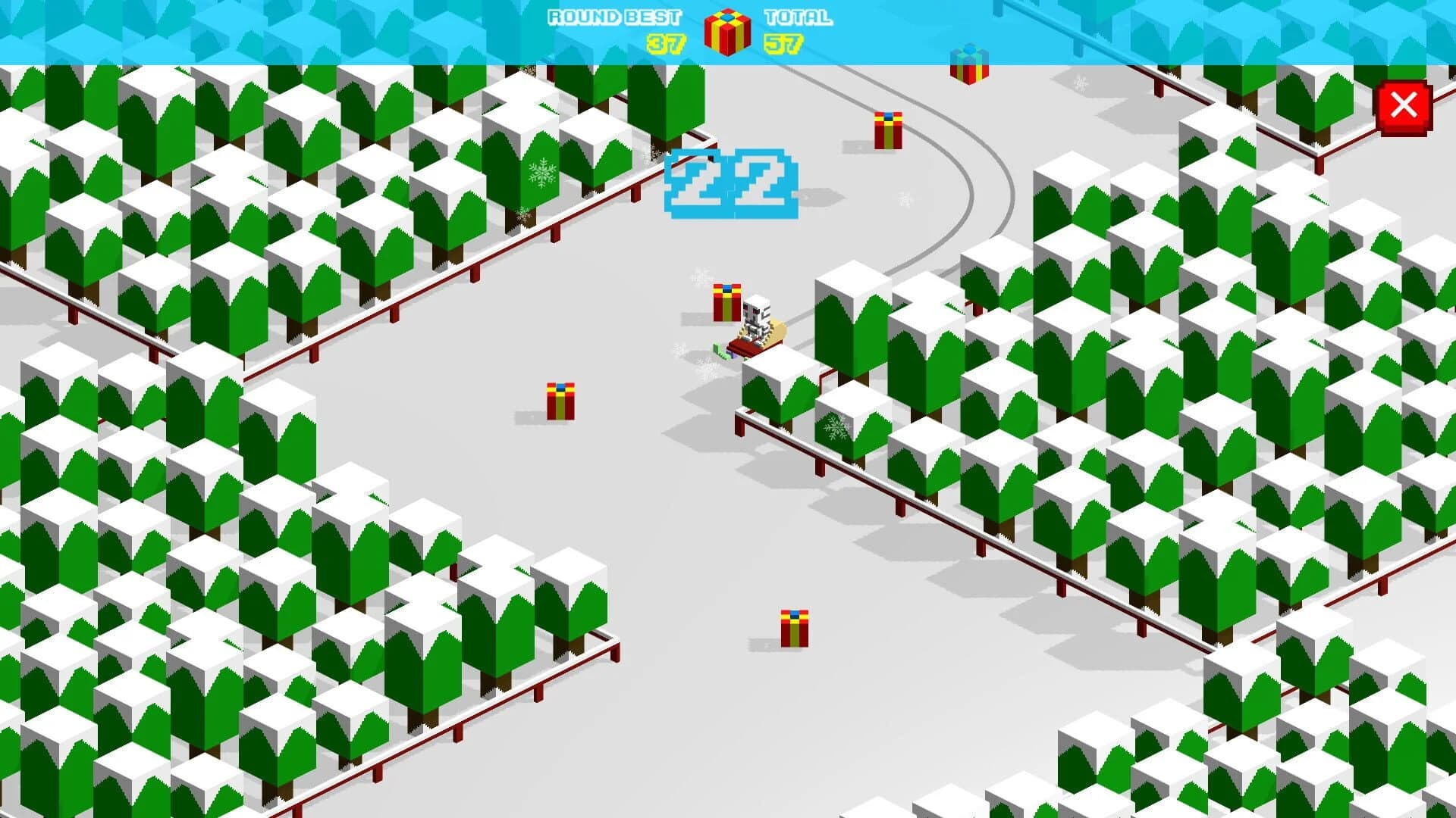 Christmas Race screenshot 1