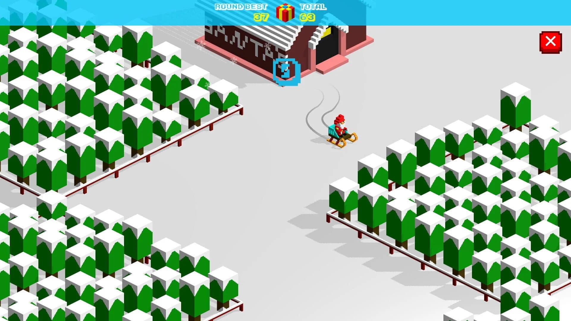 Christmas Race screenshot 2
