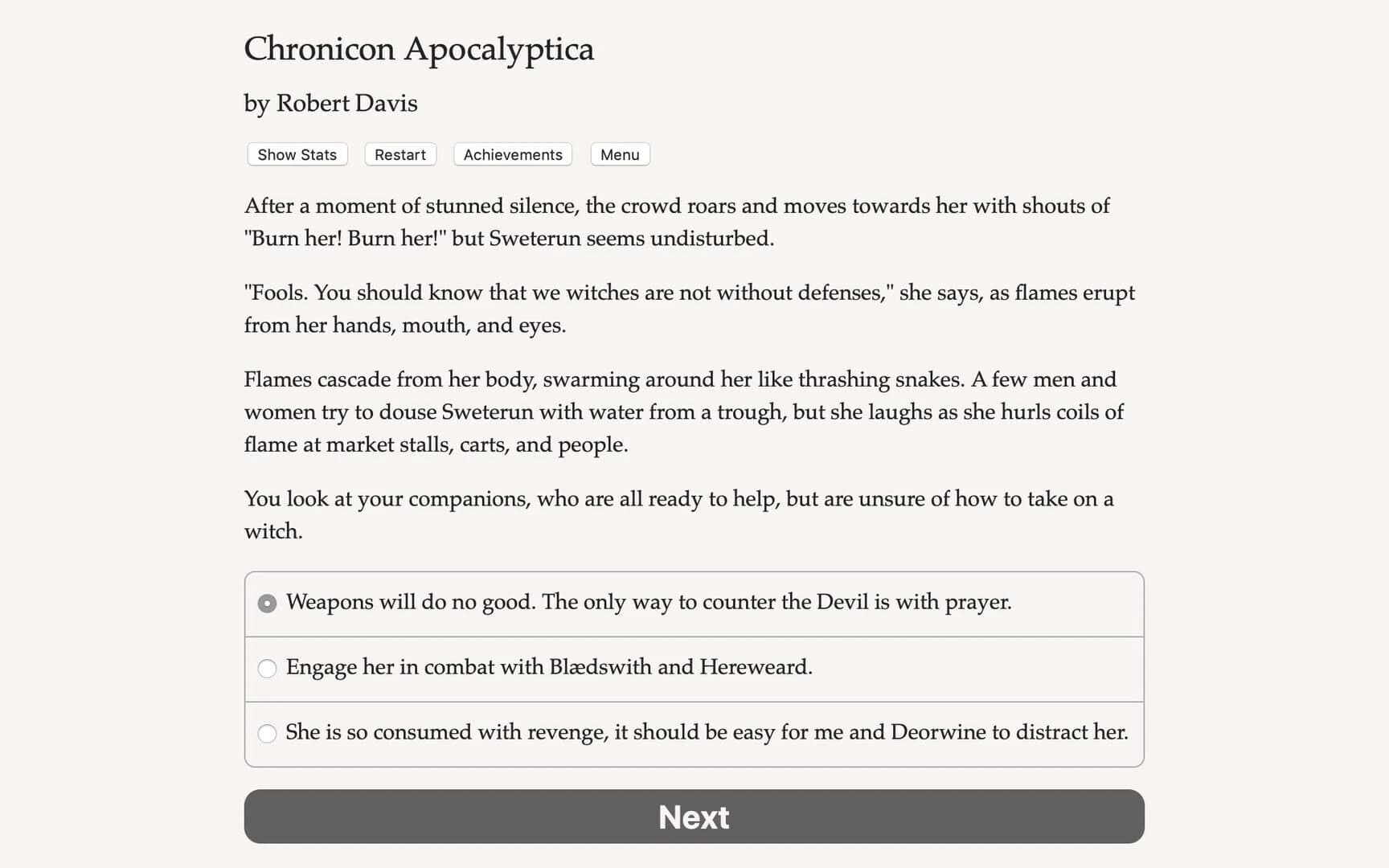 Chronicon Apocalyptica screenshot 2