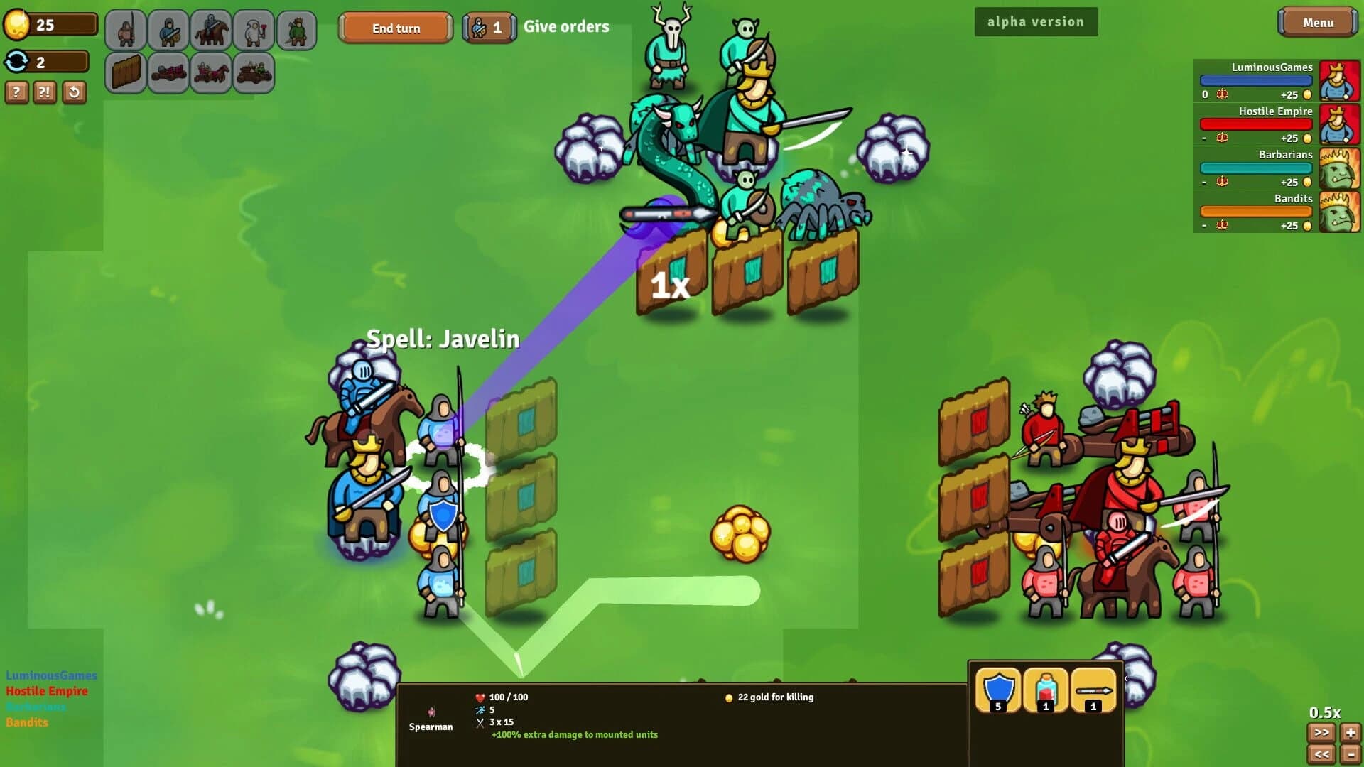 Circle Empires Tactics screenshot 2